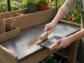 Table dustpan and brush